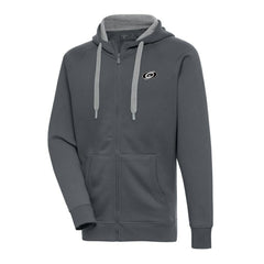 Carolina Hurricanes Antigua Metallic Logo Victory Full-Zip Hoodie - Charcoal | NHL on sale