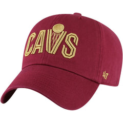 47 brand Cleveland Cavaliers '47 Core Wordmark Clean Up Adjustable Hat Wine