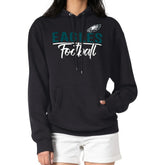 Philadelphia Eagles G-III 4Her by Carl Banks Women's Graphic Fleece Pullover Hoodie - Black - NFL