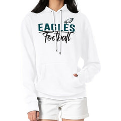 Philadelphia Eagles G-III 4Her by Carl Banks Women's Graphic Fleece Pullover Hoodie - White - NFL