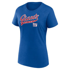 New York Giants Women's Start to Finish T-Shirt & Shorts Combo Pack - Royal - Fanatics