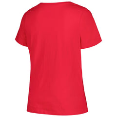 Los Angeles Angels Profile Women's Plus Size Arch Logo T-Shirt for sale