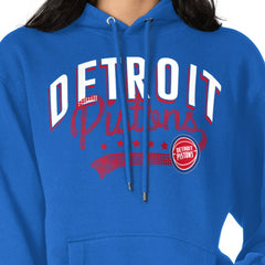 Detroit Pistons G-III 4Her by Carl Banks Women's Filigree Logo Pullover Hoodie - Blue