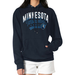 Minnesota Timberwolves G-III 4Her by Carl Banks Women's Filigree Logo Pullover Hoodie - Navy