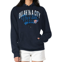 Oklahoma City Thunder G-III 4Her by Carl Banks Women's Filigree Logo Pullover Hoodie - Navy