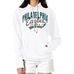 Philadelphia Eagles G-III 4Her by Carl Banks Women's Filigree Logo Pullover Hoodie – White - NFL