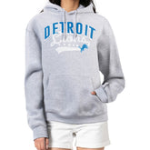 Detroit Lions G-III 4Her by Carl Banks Women's Filigree Logo Pullover Hoodie – Heather Gray - NFL