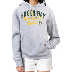 Green Bay Packers G-III 4Her by Carl Banks Women's Filigree Logo Pullover Hoodie – Heather Gray - NFL