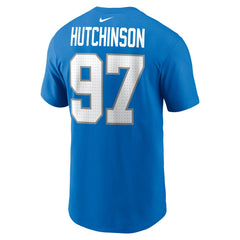 Aidan Hutchinson Detroit Lions Youth Player Name & Number T-Shirt - Blue - Nike