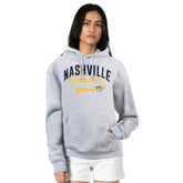 Nashville Predators G-III 4Her by Carl Banks Women's Filigree Logo Pullover Hoodie – Gray | NHL near me