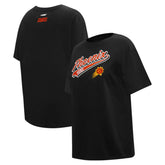 Phoenix Suns Pro Standard Women's Script Boyfriend T-Shirt Black