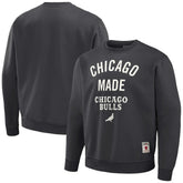 Chicago Bulls NBA x Staple Plush Pullover Sweatshirt Anthracite
