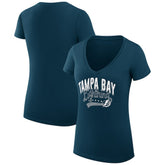 Tampa Bay Lightning G-III 4Her by Carl Banks Women's Super-Slim Fit Lightweight Filigree Logo V-Neck T-Shirt – Navy | NHL sale