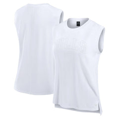 Buffalo Bills Women's Studio Gym Tank Top - White - Fanatics