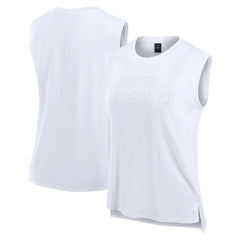 New York Jets Women's Studio Gym Tank Top - White - Fanatics