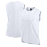 Seattle Seahawks Women's Studio Gym Tank Top - White - Fanatics