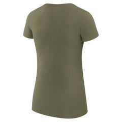 Boston Celtics G-III 4Her by Carl Banks Women's Super-Slim Fit Lightweight Filigree Logo T-Shirt - Olive