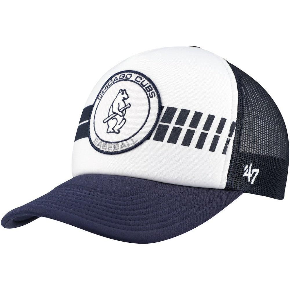 Chicago Cubs '47 Cooperstown Collection Wax Pack Express Trucker Adjustable Hat for sale