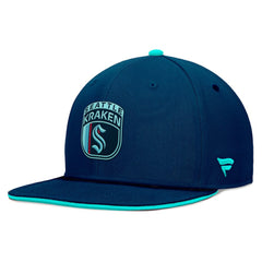 Seattle Kraken Fanatics 2024 NHL Draft Snapback Hat - Deep Sea Blue | Fanatics Lifestyle