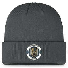 Vegas Golden Knights Fanatics Authentic Pro Training Camp Cuffed Knit Hat - Charcoal | Fanatics on sale