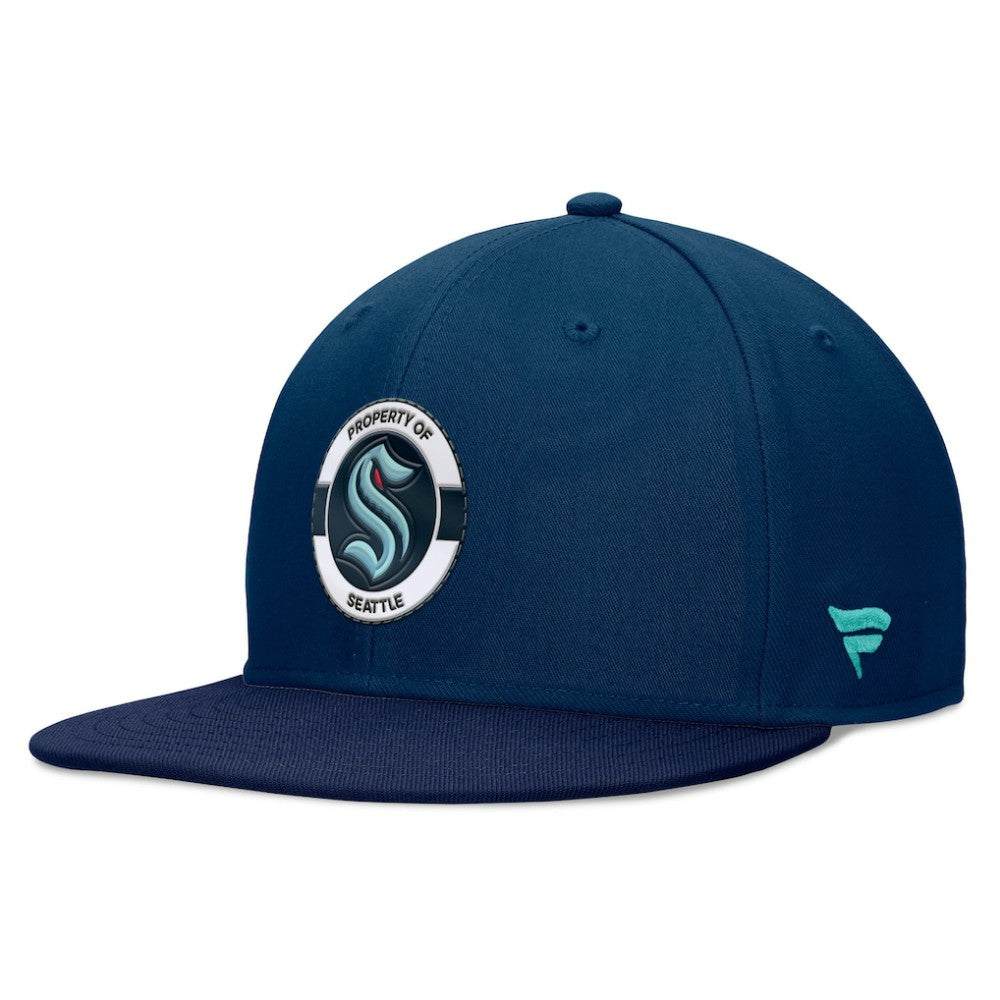 Seattle Kraken Fanatics Authentic Pro Training Camp Snapback Hat - Deep Sea Blue | Fanatics discount