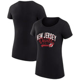 New Jersey Devils G-III 4Her by Carl Banks Women's Super-Slim Fit Lightweight Filigree Logo T-Shirt – Black | NHL online