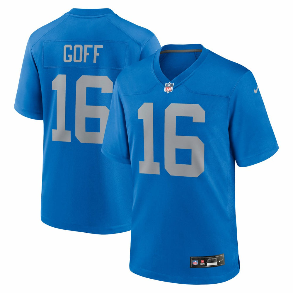 Jared Goff Detroit Lions Alternate Game Jersey - Blue - Nike