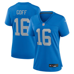 Jared Goff Detroit Lions Women's Alternate Game Jersey - Blue - Nike