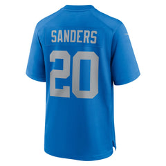 Barry Sanders Detroit Lions Alternate Game Jersey - Blue - Nike