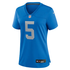 David Montgomery Detroit Lions Women's Alternate Game Jersey - Blue - Nike