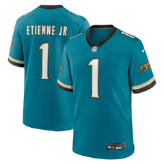Travis Etienne Jr Jacksonville Jaguars Prowler Throwback Player Game Jersey - Teal - Nike