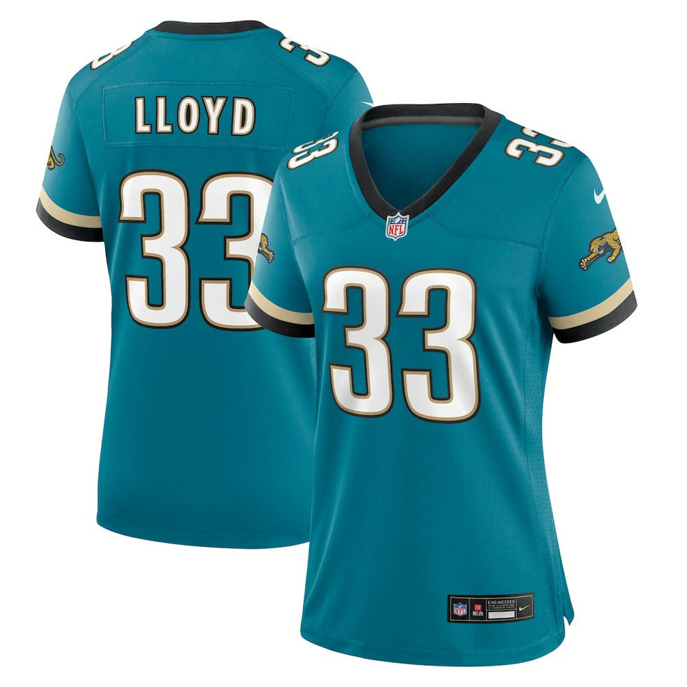 Devin Lloyd Jacksonville Jaguars Women's Prowler Throwback Game Jersey - Teal - Nike