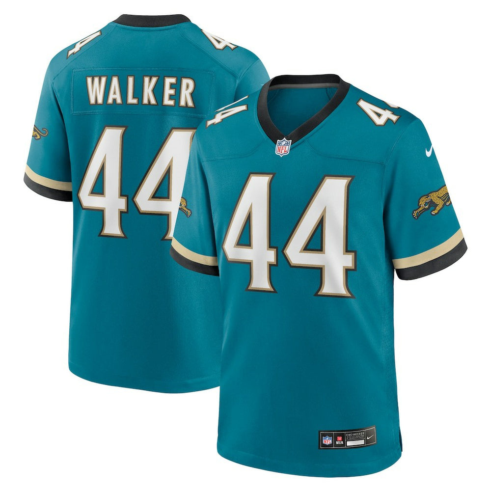 Travon Walker Jacksonville Jaguars Prowler Throwback Player Game Jersey - Teal - Nike