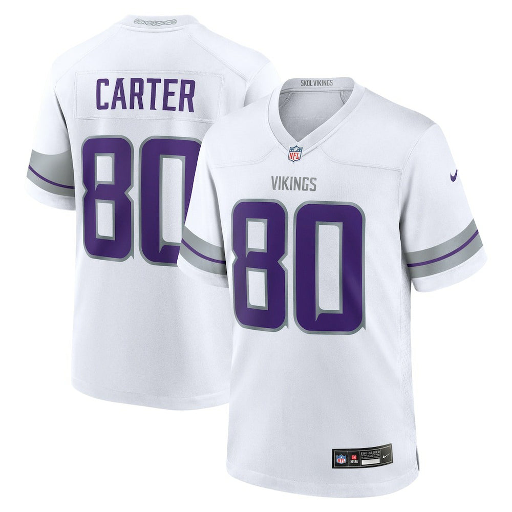 Cris Carter Minnesota Vikings Alternate Retired Player Game Jersey - White - Nike