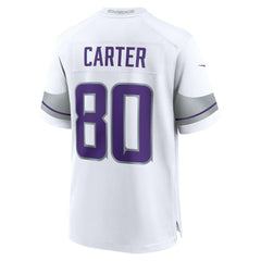 Cris Carter Minnesota Vikings Alternate Retired Player Game Jersey - White - Nike