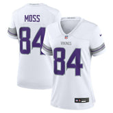 Randy Moss Minnesota Vikings Women's Alternate Retired Player Game Jersey - White - Nike
