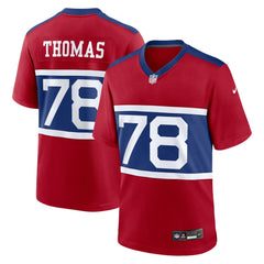 Andrew Thomas New York Giants Alternate Player Game Jersey - Century Red - Nike
