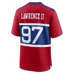 Dexter Lawrence II New York Giants Alternate Player Game Jersey - Century Red - Nike