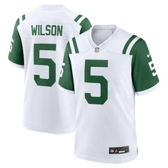 Garrett Wilson New York Jets Classic Alternate Game Jersey - White - Nike