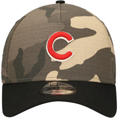 Chicago Cubs New Era Camo Crown A-Frame 9FORTY Adjustable Hat Outlet