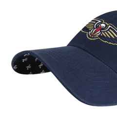 47 brand New Orleans Pelicans '47 Women's Confetti Undervisor Clean Up Adjustable Hat Navy
