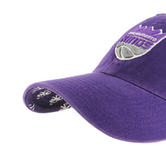 47 brand Sacramento Kings '47 Women's Confetti Undervisor Clean Up Adjustable Hat Purple