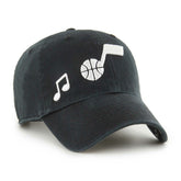 47 brand Utah Jazz '47 Women's Confetti Undervisor Clean Up Adjustable Hat Black