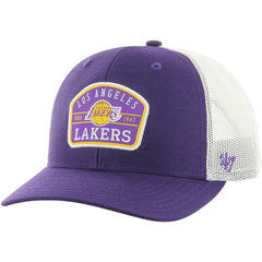 47 brand Los Angeles Lakers '47 Semi Patch Trucker Adjustable Hat Purple