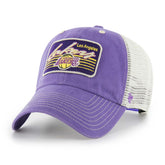 47 brand Los Angeles Lakers '47 Five Point Patch Clean Up Adjustable Hat Purple
