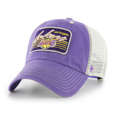 47 brand Los Angeles Lakers '47 Five Point Patch Clean Up Adjustable Hat Purple