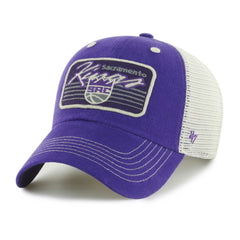 47 brand Sacramento Kings '47 Five Point Patch Clean Up Adjustable Hat Purple