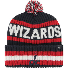 47 brand Washington Wizards '47 Bering Cuffed Knit Hat with Pom Navy