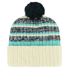 Seattle Kraken '47 Tavern Cuffed Knit Hat with Pom - Cream | 47 brand on sale