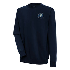 Minnesota Timberwolves Antigua Victory Pullover Sweatshirt Navy